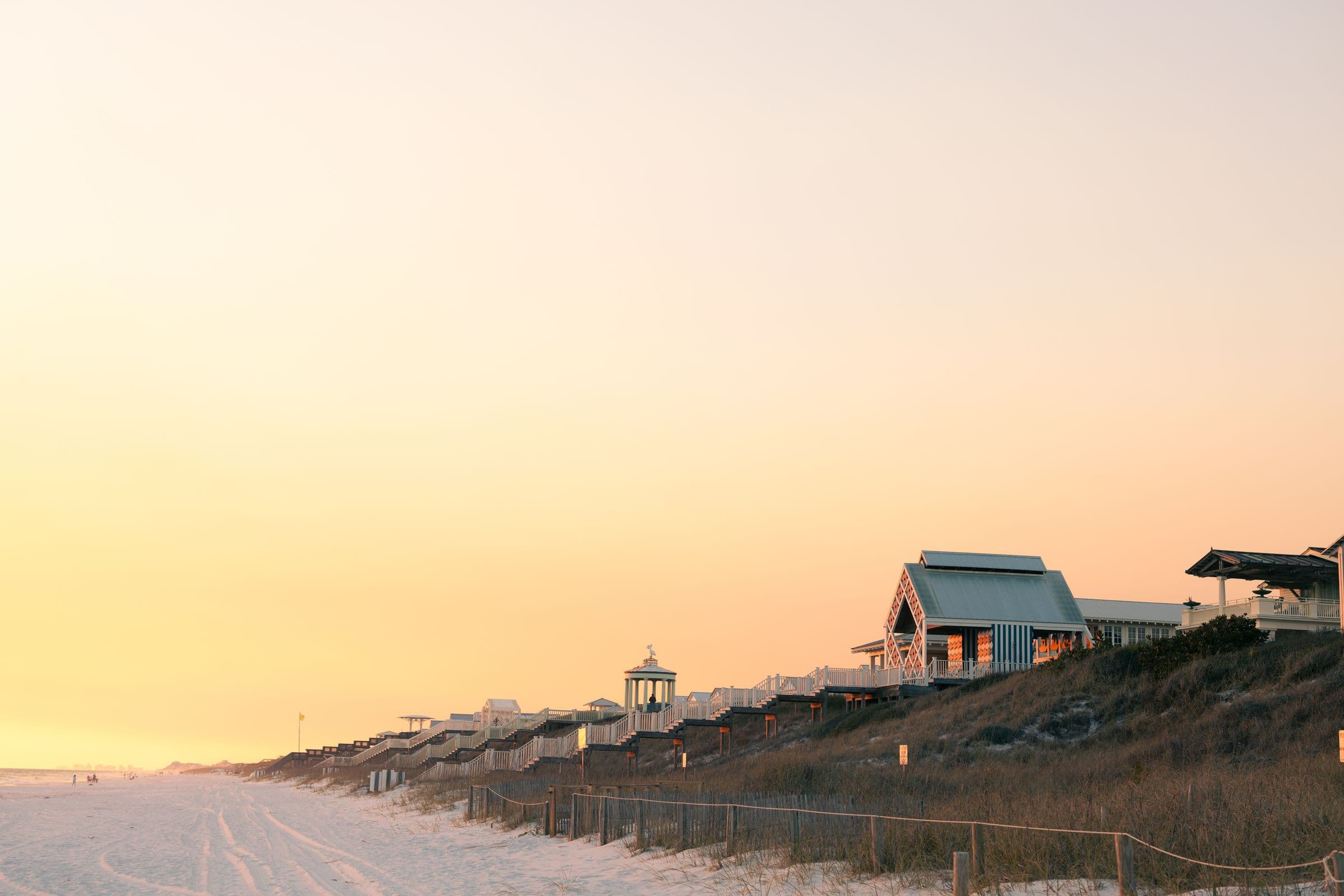 Emerald Coast shoreline at sunrise near Destin, Florida